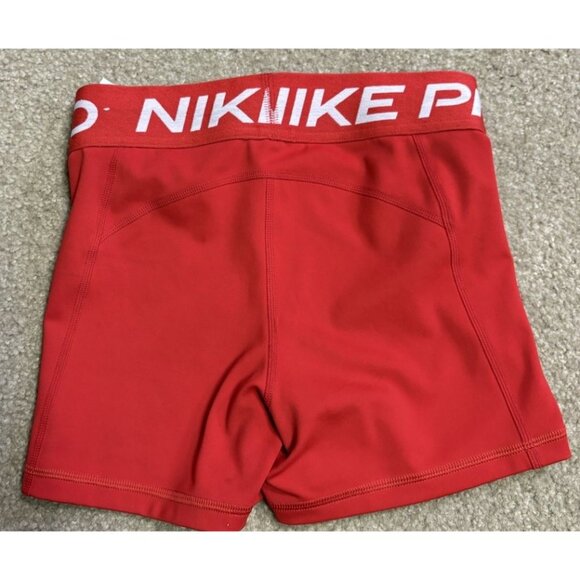 Nike Pro Women's 3” Compression Shorts University Red Size XS - Picture 2 of 4